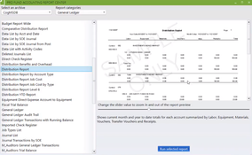 Fund reporting tool